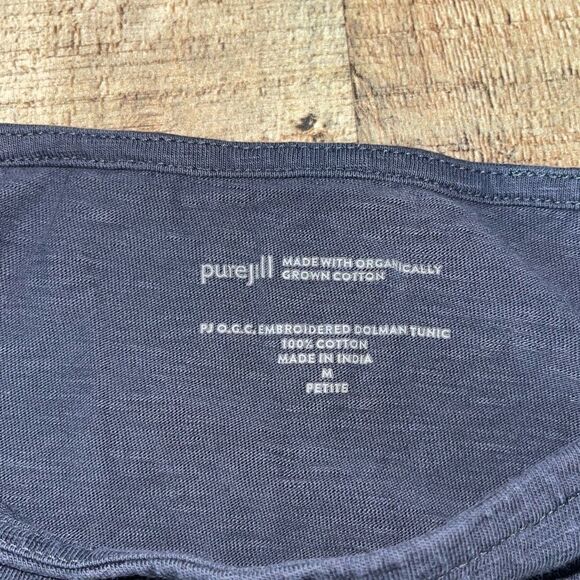 J. Jill Pure Jill Embroidered Dolman Tunic - Picture 8 of 15
